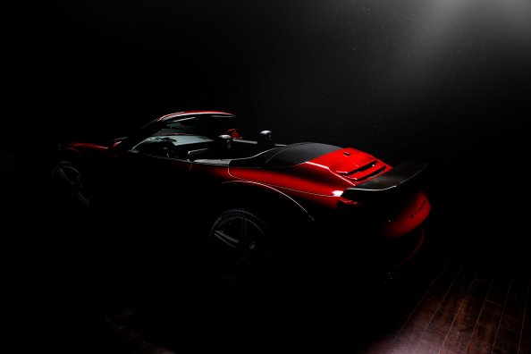 Porsche Dark Background 5k