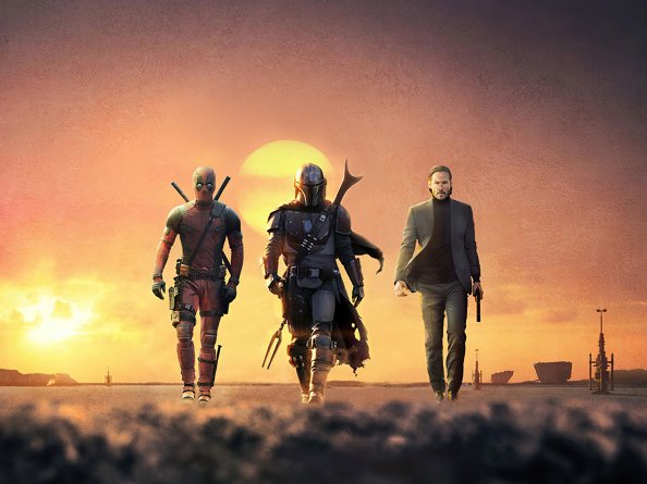 Deadpool Mandalorian John Wick