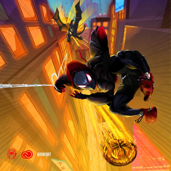 Spiderman Into The Spiderverse Fan Made Poster
