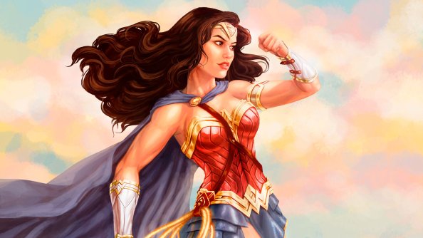 2018 Wonder Woman Digital Art
