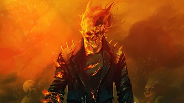 Ghost Rider 4k Artwork 2020