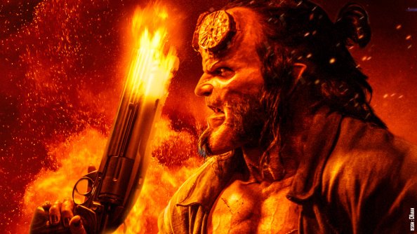 Hellboy Movie New Poster 4k