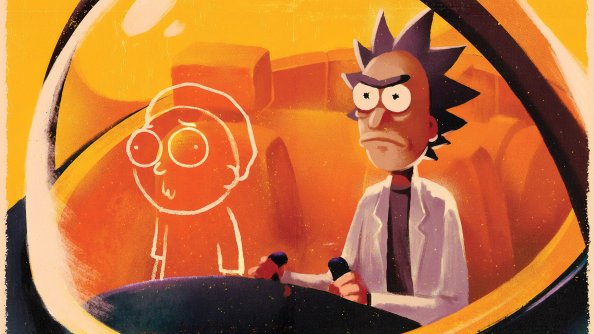 Rick And Morty Cartoon Art 4k