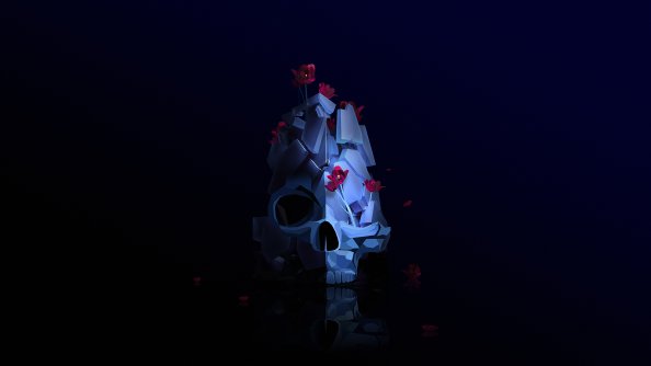 Skull And Roses