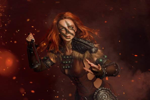 Aela Skyrim Cosplay 4k