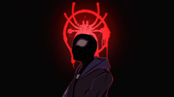Spider Man Miles Looking Up 4k 2020
