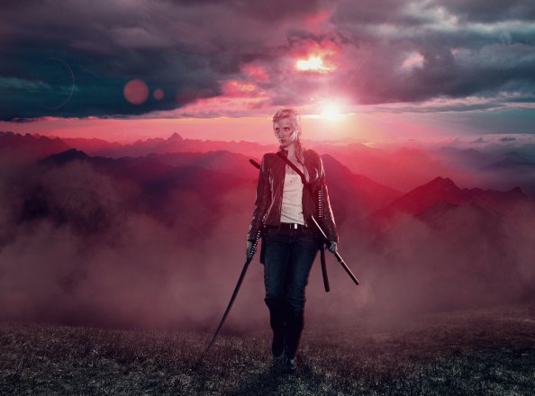 Warrior Girl Bloody Sun 5k