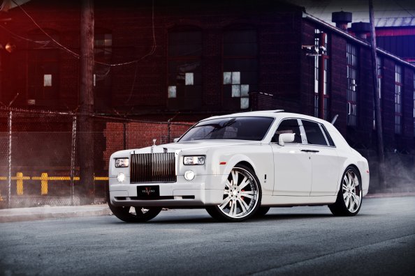 White Rolls Royce
