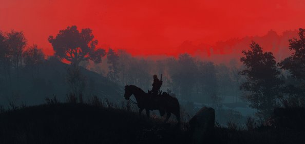 The Witcher 3 Geralt Silhouette