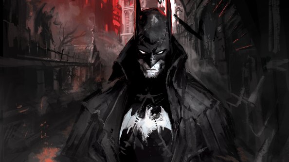 Batman Gotham Paint Art