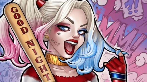 Suicide Squad Harley Quinn Art