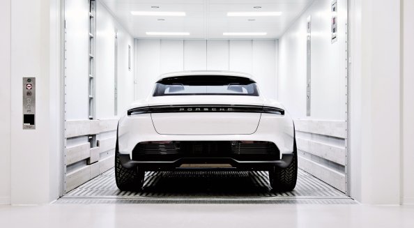 Porsche Mission E Cross Turismo 2018 Rear 4k