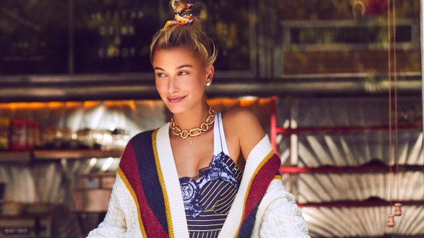 Hailey Baldwin Harper Bazaar 2018 5k