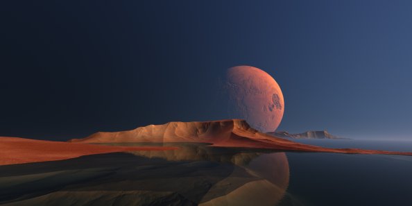 Nature Landscape Digital Scenery Scifi Art