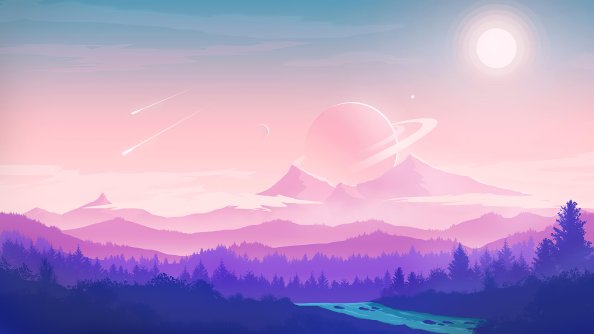 Alien Moon Nature 4k