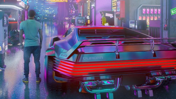 Quadra V Tech Cyberpunk 2077 Car 4k