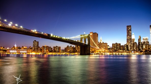 Brooklyn Bridge In New York