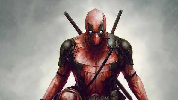 Deadpool With Wolverine Claws In Hand
