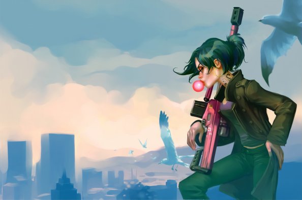 Gta V Sniper Girl Art