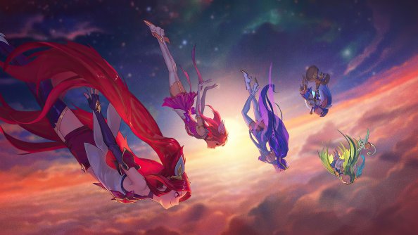 Lux Janna Poppy Jinx Lulu League Of Legends Star Guardian 4k