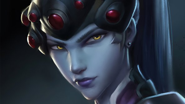 Widowmaker Brown Eyes 4k