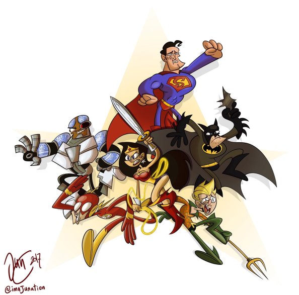 Justice League Dc Comic Artwork