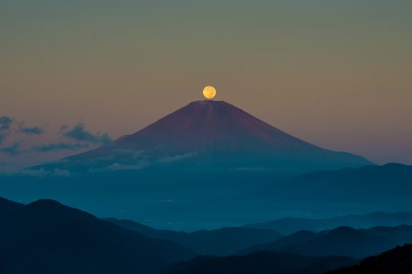 Sun On Top Of Mountains