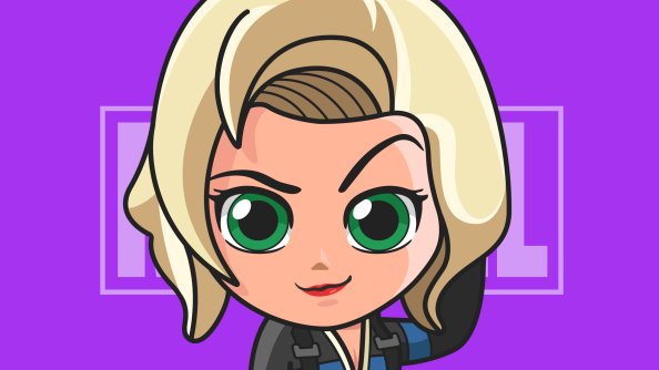 Black Widow Doddle Art