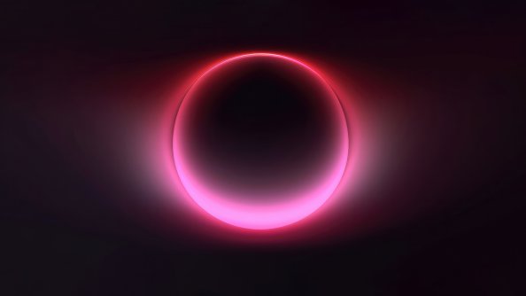 Circle Glowing Abstract 5k