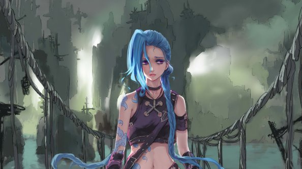 Jinx Arcane Sad 4k
