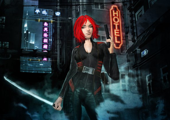 Cyber Assassin Girl 5k
