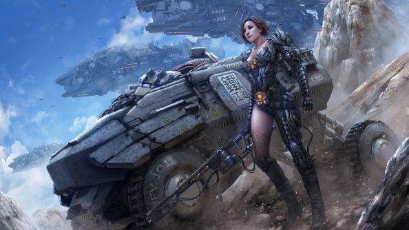 Warrior Girl 8k
