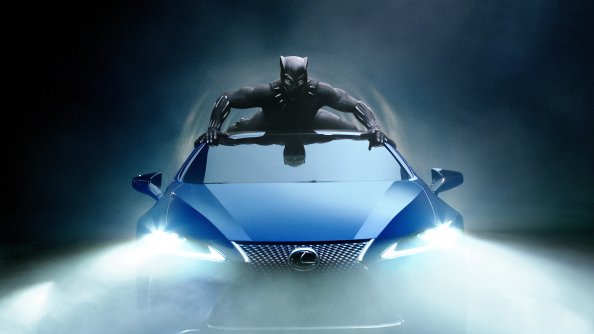 Lexus Black Panther LC 500 2018 Car