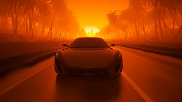Road Car Synthwave