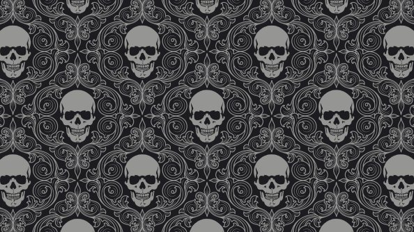 Skull Tiles Background