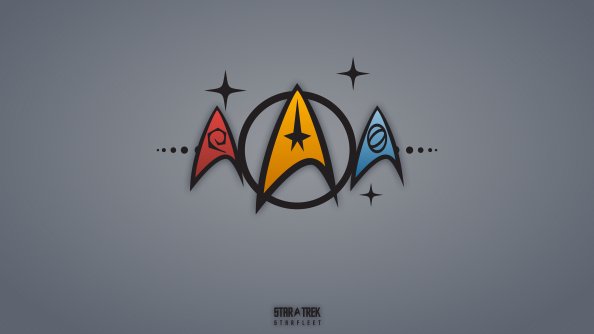 Star Trek Minimalism Logo 5k