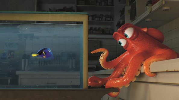 Hank Octopus In Finding Dory