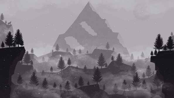 Greyscale Minimal Nature 4k