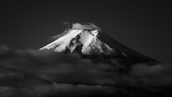 Mount Fuji Monochrome