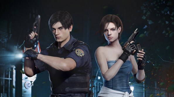 Resident Evil Leon X Jil 4k
