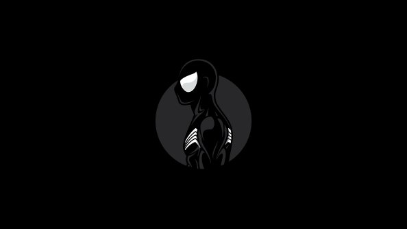 Spiderman Dark Minimalist Art 4k