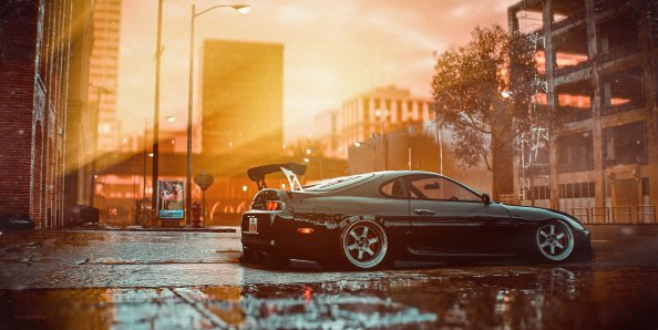 Toyota Supra Need For Speed Game 4k