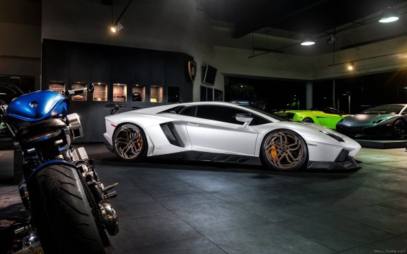 Lamborghini And Bike