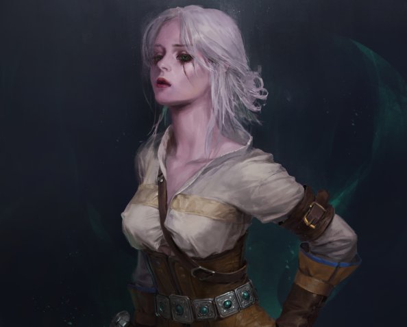 Ciri The Witcher 3 Wild Hunt Artwork