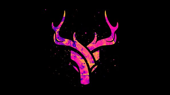 Deer Abstract Minimalism