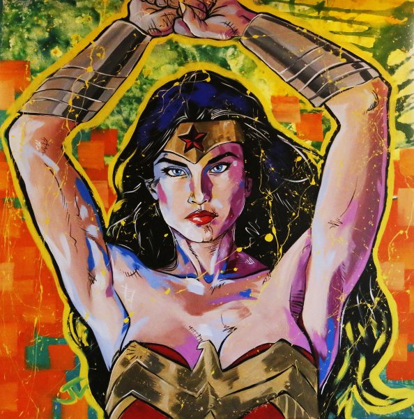 Wonder Woman Painting Art 5k