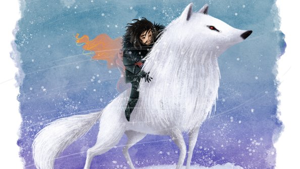 Jon Snow Wolf Digital Art