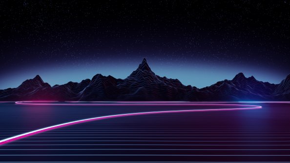 Neon Highway 4k
