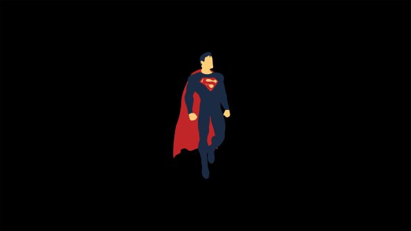 Superman Minimalism 4k