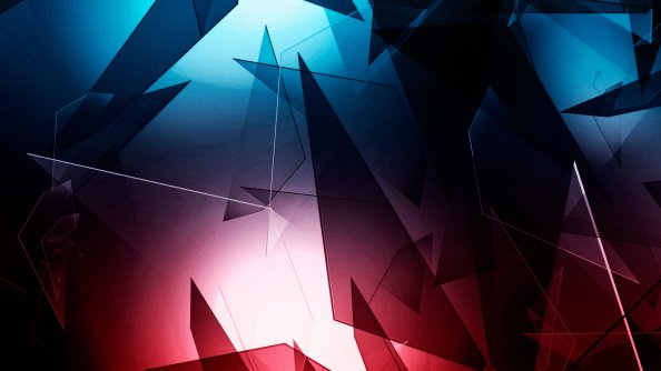 Glass Shapes Sharp 4k